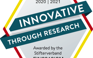Research seal "Innovative through research" from the Donors' Association for the Promotion of Science and Humanities in Germany