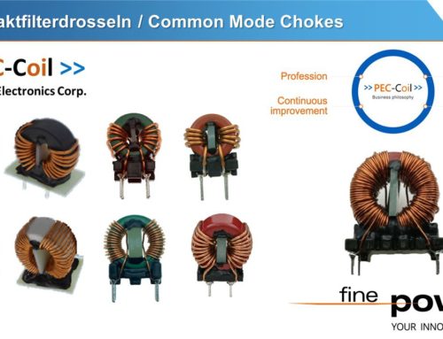 PEC expands the portfolio of common mode filter chokes (CMC) in the TAC standard series
